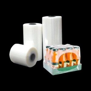 Pe Ldpe Packaging Film Pe Protection Film Roll Shrink Wrap Roll Pe Shrink Film For Mineral Water Bottle Packing