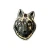 Import Peru high quality Animal heads clay ceramic pendants, Wolf head shaped ceramic jewelry pendant from Peru