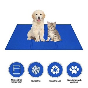 Pet Dog Cooling Mat Car Ice Pad Cooling Gel Mat Bed Non Toxic Summer Cushion Pad