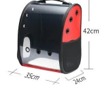 Pet Transport Backpack Breathable Transparent Space Capsule Pet Carrier Backpack for  Puppy for Travel Outdoor Activity
