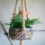 Import PH778 Hot sale Handmade Braided Natural Jute Burlap Macrame Plant Hanger flower Pot Holders jute Hanging Basket from China