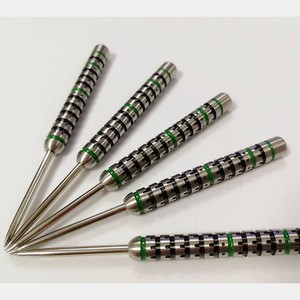 Pixel dot grooves tungsten dart barrels, steel tip tungsten darts, soft tip darts