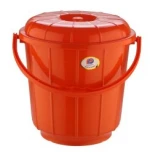 Plastic Handle Bathroom Bucket 9 Ltr