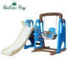 plastic multifunctional combination kids children indoor  slide swings and children slides