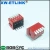 Import Plastical Red/Blue 1~12 Position Rotary Dip Switch from China