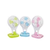 PLD Emergency Solar Fan with LED Light Portable Rechargeable Fan with Light