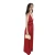 Import Plus size ladies wedding bridal red sequins velvet tape customized dress from China