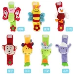 Plush Stroller Wrist Rattle Newborn Crib Soft Hand Rattles Baby Toys Bed Educational Toy For Children Animal Baby toys