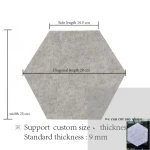 polyester fiber film theatre suspended ceiling mineral wool board ceiling moisture-proof sound absorbent ceiling