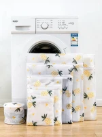 Polyester Mesh Laundry Bag Fine Mesh Printing Mesh Washing Bag Lingerie Laundry Bag