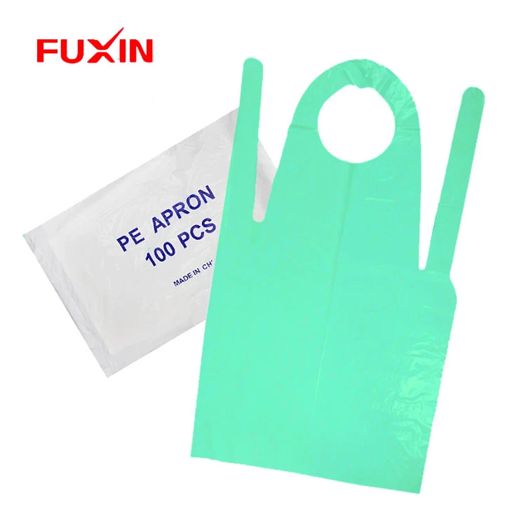 Polythene HDPE LDPE Disposable Plastic Aprons with Folded Bag on Roll