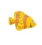 Import Pool Swimming Toys Neoprene Diving Animals Filling Sand Yellow Fish Dive Toy from China
