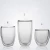 Import Popular 250ML 350ML 450ML Borosilicate Clear Coffee Tea Glass Cup Mug Handmade Double Wall Glass from China