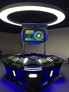 Popular 6/8/12 Players Coin Operated Electronic Casino Roulette Game Software Slot Machine Gambling Machine