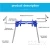 Import Portable aluminium folding woodworking holder mobile workbench for bevel cutting saw cutting machine from China
