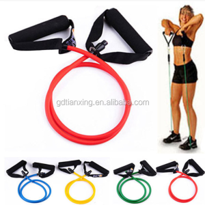 Portable Indoor Sports Supply Chest Expander Puller Exercise Fitness Resistance Cable Band Tube Set