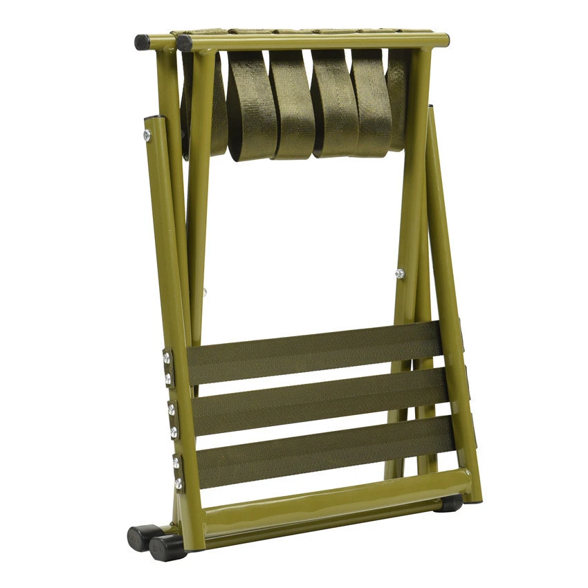 Portable Nylon Ribbon Titanium Steel Folding Beach Chair for Outdoor Fishing Camping