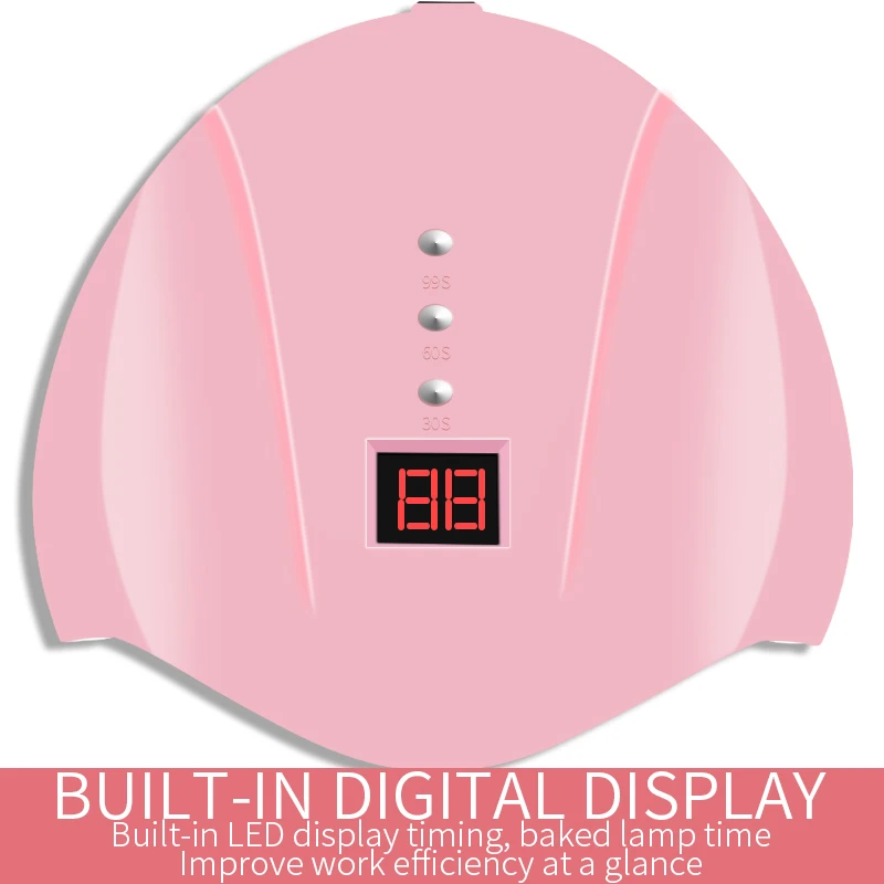Portable USB Design Nail Dryer Curing Lamp with Smart Sensor, Double Light Source Gel UV LED Lamp