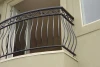 Powder coated galvanized zinc steel balcony rail fencing