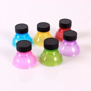 PP reuse colorful lids bottle closures can convert cover caps