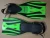 Import PP+TPR open foot free diving shot fins swimming training fins from China