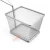 Import Premium 4inch Table Serving Mini Square Stainless Steel Fryer Basket from China
