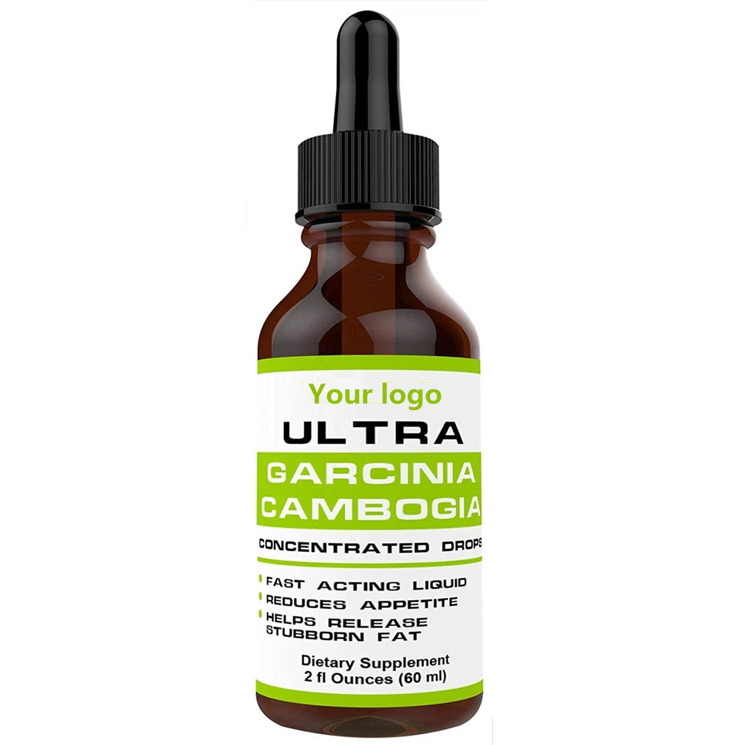 private label Garcinia Cambogia in Tincture Drops Fast Absorbing Liquid HCA Garcinia Weight Loss Supplement 60ml