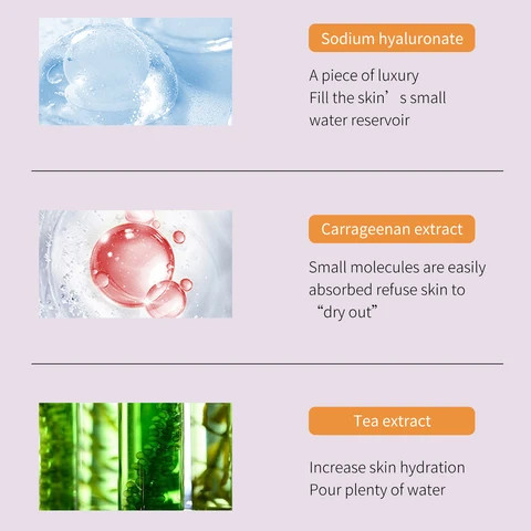 Private Label OEM ODM  Snail Filtrate 90% Moisturizing Anti-aging Brightening Snail Mucin Jelly Facial  Mask