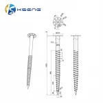 Producent Galvanized Ground Pile Screw, Ground Anchor in Best Quality