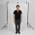 Import Professing 5.2ft * 9.8ft Nonwoven Fabric Photo Backdrop Background Screen Photography Studio Backdrop White/Black/Green(optional from China