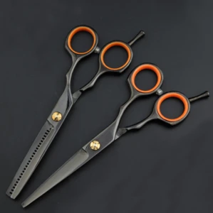professional 5.5 inch hair scissors cutting barber makas hair scissor salon scisors thinning shears hairdressing scissors