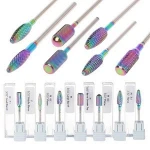 Professional H styles Series Magic color Stainless Steel Nail Drill Carbide Bits Machine Manicure Tools ED036