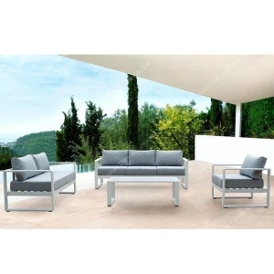 Promotion european outdoor aluminium furniture outdoor loungers patio garden sofa set