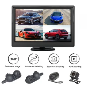 Promotion  High Quality 720p In Cab Camera Vehicle HD 4 CH LCD Car Monitor Camera