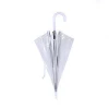 Promotion Logo Customized  Eco friendly Straight Clear POE Clear Transparent Wholesale Cheap Umbrellas