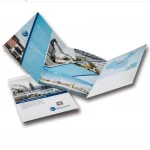 Promotional Business Full Color Paper Products Catalogue Stand Flyer Printing service