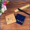 Promotional gift portable sticky notepad, kraft paper memo pad set