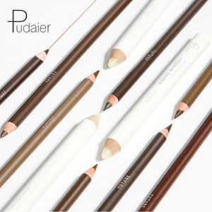 Pudaier 10 Colors Perfect Coloring Natural Waterproof Long lasting Brow Pencil + Eyebrow Stereotyping Combination