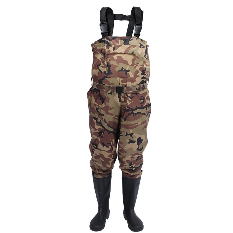 PVC Camo Forester Pants Insulated Breathable Hunting Forest Clothes Chest Waders