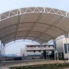 PVC coated canvas tarpaulin for tensile fabric structure building membrane