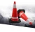 Import PVC Construction Safety Traffic Cone Plastic Orange Traffic Road Cones from China