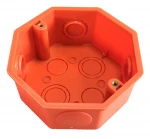 PVC junction box electrical plastic 4" octagonal box