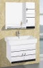 PVC Rotating Bathroom Vanity Cabinet with Mirror Cheap European Cabinet