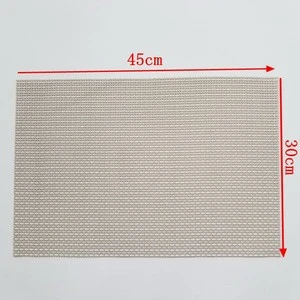 pvc vinyl insulating pads oil and crease resistant place mat washable table dish mat