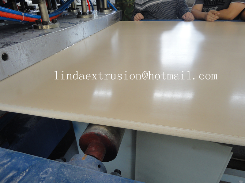 pvc wpc hard board manufacturing machine to make construction board and furniture