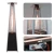 Import pyramid patio heater  glass tube LPG natural gas patio heater  flame patio heater from China