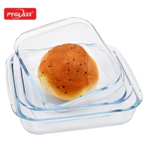 Pyrex glass baking tray for microwave oven pyrex glass baking dish