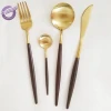 QT00230 new model bule tableware set knife, fork and spoon for wedding