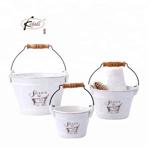 Quality-assured sell well oem bathroom storage bucket with handle