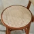 Import Rattan Bistro Rubber Wood Chairs Plywood Seat High Quality Metal Ladder Back Restaurant Bar Chair from China